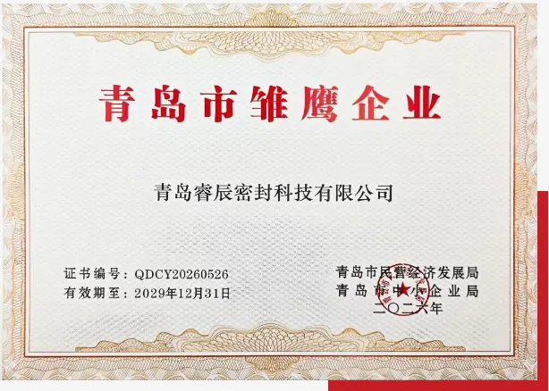 Qingdao Ruichen Sealing Technology Co., Ltd. ได้รับเลือกให้เป็น 